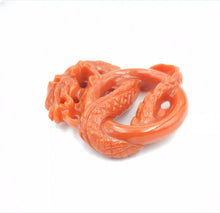 Load image into Gallery viewer, Nature Jade Red Dragon Pendant Necklace Gift Jewelry charm Blessing Lucky New
