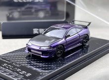 Load image into Gallery viewer, Transcend 1:64 Purple Carbon Eclipse GS Sports Model Diecast Metal Car New Collection
