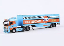 Load image into Gallery viewer, MJ 1:64 Blue Gulf SANY Trailer Container Truck Model Diecast Metal Car New Collection
