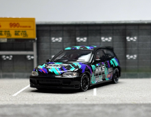 Load image into Gallery viewer, SW 1:64 JDM EG6 Civic SIR HKS Hatchback Sports Model Diecast Metal Car New
