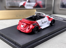 Load image into Gallery viewer, HKM 1:64 White VW RWB Beetle Convertible Sports Model Diecast Metal Car New Collection
