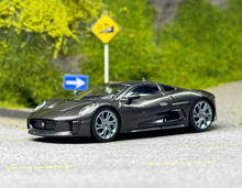 Load image into Gallery viewer, MINIGT 1:64 Black Carbon Jaguar C-X75 Sports Model Diecast Metal Test Car New Collection

