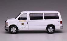Load image into Gallery viewer, 1:64 596 White LA Sheriff E350 Super Duty Wagon Van Model Diecast Metal Car
