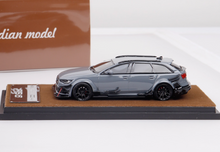 Load image into Gallery viewer, QD 1:64 Gray RS6 C7 DTM Wagon Sports Model Diecast Resin Car New Collection
