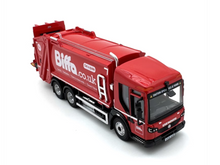 Load image into Gallery viewer, OXFORD 1:76 Red Dennis Garbage Collection Truck Model Diecast Metal Car New
