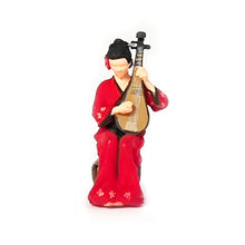 Load image into Gallery viewer, 1:64 Painted Figure Mini Model Miniature Resin Diorama Chinese Pipa Lady Red SET
