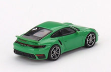 Load image into Gallery viewer, MINIGT 1:64 Green Porsche 911 Turbo S Racing Sport Model Toy Metal Car 525
