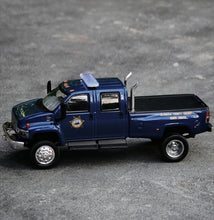 Load image into Gallery viewer, GOC 1:64 Blue Police Topkick C4500 Pickup Truck Model Diecast Metal Car New Collection
