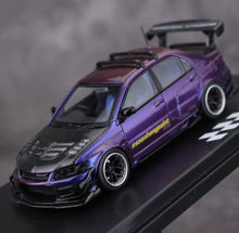 Load image into Gallery viewer, IHCM 1:64 Purple Carbon Lancer EVO 9 IX GSR Sports Model Diecast Metal Car New Collection
