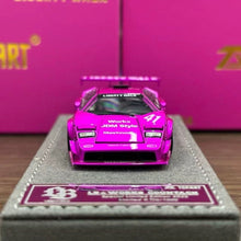 Load image into Gallery viewer, Topart 1:64 Pink LBWK Countach #41 Racing Sports Model Diecast Metal Car New Collection
