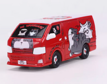 Load image into Gallery viewer, Masdi 1:64 2010 Red Cartoon Hiace Van MPV Sports Model Diecast Metal Car New Collection
