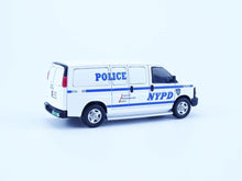 Load image into Gallery viewer, 1:64 NYPD Police Express 3500 Van Sports Model Diecast Metal Car New Collection
