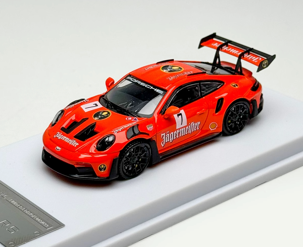 1:64 LMLF Red 911 992 GT3 RS Racing Sports Classic Model Diecast Metal Car New Collection