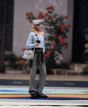 Load image into Gallery viewer, 1:24 Painted Figure Model Miniature Resin Diorama Fashion Trendy Girl Beret Lady
