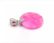Load image into Gallery viewer, Nature Jade Round Pendant Necklace Gift For Woman Jewelry charm Blessing Lucky S
