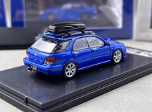 Load image into Gallery viewer, 1:64 Furuya Blue Impreza WRX STI IX 9 Wagon Sports Model Diecast Metal Car New Collection
