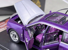 Load image into Gallery viewer, DCM 1:64 Purple Silver Hood Cullinan Luxury SUV Model Diecast Metal Car New Collection
