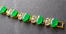 Load image into Gallery viewer, Nature Jade Beaded Bracelet Jewelry Blessing Lucky Fortune Gift For Her Green qq

