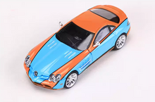 Load image into Gallery viewer, SH 1:64 Blue Gulf SLR Mclaren Racing Sports Coupe Model Diecast Metal Car New Collection
