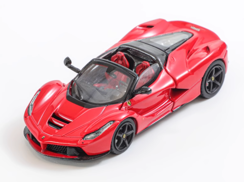 SB 1:64 Red LaFerrari F150 Convertible Sports Model Diecast Metal Car New Collection