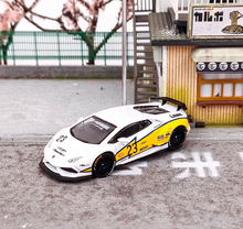 Load image into Gallery viewer, King 1:64 White LP610 Huracan LBWK Racing Sports Model Diecast Metal Car New
