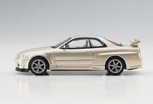 Load image into Gallery viewer, MINIGT 1:64 Gold Skyline GTR Racing Sports Model Toy Metal Car 348
