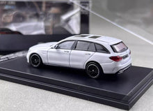 Load image into Gallery viewer, DCM 1:64 White C63S AMG S205 Wagon Touring Sports Model Diecast Metal Car
