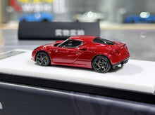 Load image into Gallery viewer, 1:64 CL Red Black Rims Romeo 4C Coupe Sports Model Diecast Resin Car New Collection
