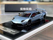 Load image into Gallery viewer, 404Error 1:64 Ice Blue Murcielago LBWK Sports Model Diecast Resin Car New Collection

