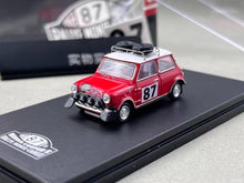 Load image into Gallery viewer, GCD 1:64 Morris Mini Cooper S Rallye #87 Sports Model Diecast Metal Car New Collection
