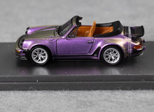 Load image into Gallery viewer, RM 1:64 Purple Singer 930 Turbo Study Convertible Model Diecast Metal Car New Collection
