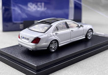 Load image into Gallery viewer, SW 1:64 Silver S65L Mk5 W221 Sedan Sports Model Diecast Metal Car New Collection
