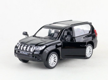 Load image into Gallery viewer, CCA 1:42 Black TOYOTA Land Cruiser Prado SUV Sports Model Toy Diecast Metal Car BN
