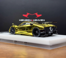 Load image into Gallery viewer, HH 1:64 Plating Gold Zonda Tricolore Sports Model Diecast Metal Car New Collection
