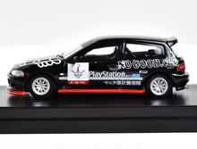 Load image into Gallery viewer, SW 1:64 Black JDM Civic SIR Eg6 Hatchback Sports Model Diecast Metal Car New Collection
