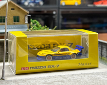 Load image into Gallery viewer, Master 1:64 JDM Yellow RX7 FD Pandem Racing Sports Model Diecast Metal Car New Collection
