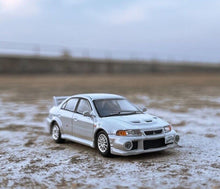 Load image into Gallery viewer, JKM 1:64 Grey JDM Mitsubishi Lancer Evolution EVO 6 VI Racing Sports Model Toy Metal Car
