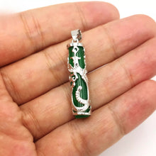 Load image into Gallery viewer, Nature Jade Phoenix Pendant Necklace Gift Jewelry charm Blessing Lucky Fortune d
