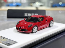 Load image into Gallery viewer, 1:64 CL Red Romeo 4C Coupe Sports Model Diecast Resin Car New Collection
