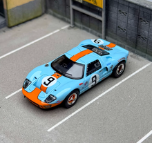 Load image into Gallery viewer, FY 1:64 Blue Gulf 1968 GT40 MK1 #9 Racing Sports Model Diecast Metal Car New Collection
