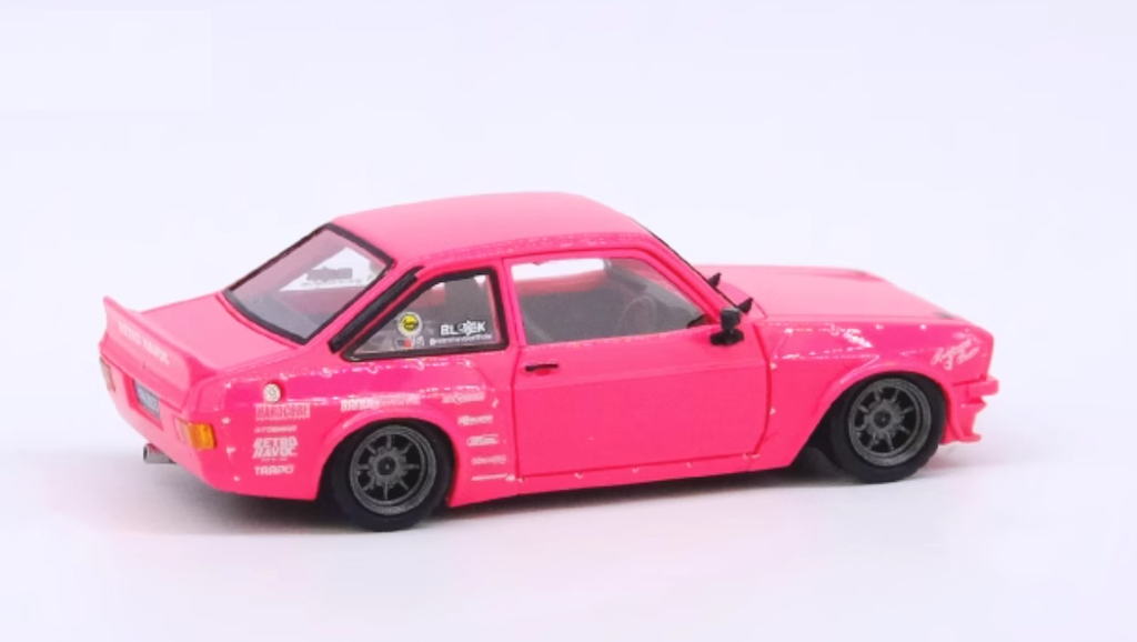 Inno 1:64 Pink Escort MK2 Pandem Coupe Sports Model Diecast