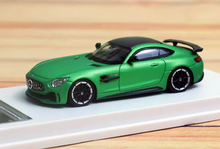 Load image into Gallery viewer, MJ 1:64 Green AMG GTR Coupe Super Racing Sport Model Diecast Metal Car New Collection
