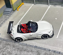Load image into Gallery viewer, SW 1:64 JDM White Miata MX5 Convertible Pandem Sport Model Diecast Metal Car
