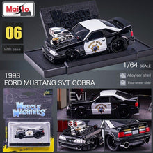 Load image into Gallery viewer, Maisto 1:64 1993 SVT Cobra Highway Patrol Sports Model Toy Diecast Metal Car
