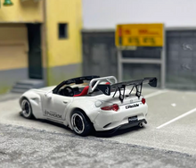 Load image into Gallery viewer, SW 1:64 JDM White Miata MX5 Convertible Pandem Sport Model Diecast Metal Car
