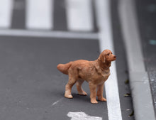 Load image into Gallery viewer, 1:64 Painted Figure Model Miniature Resin Sand Pet Dog Golden Retriever Lovely
