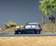 Load image into Gallery viewer, GS 1:64 JDM Matte Black Swift Widebody Sports Model Diecast Metal Car New Collection
