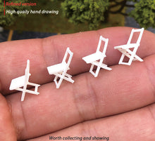 Load image into Gallery viewer, 1:64 Painted Figure Mini Model Miniature Resin Diorama Cafe Restaurant Waiter
