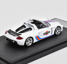 Load image into Gallery viewer, CA 1:64 White 911 Carrera GT Convertible Sports Model Diecast Metal Car New
