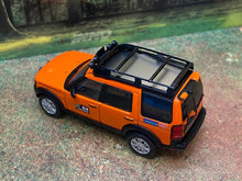 Load image into Gallery viewer, GCD 1:64 Orange Discovery 4 SUV Off Road Roof Rack Model Diecast Metal Car New
